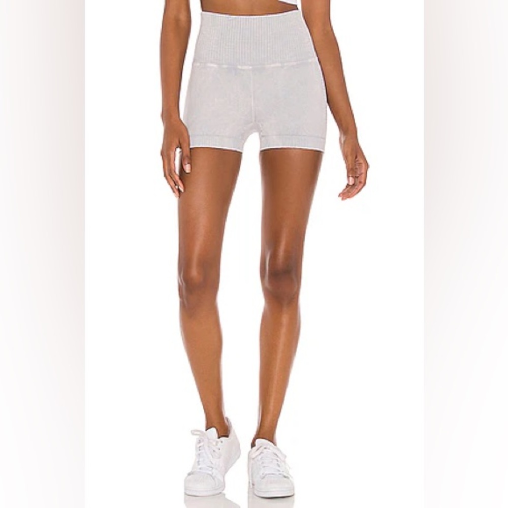 FP Movement Good Karma Running Shorts Ice Grey XS/S Seamless Yoga Gym